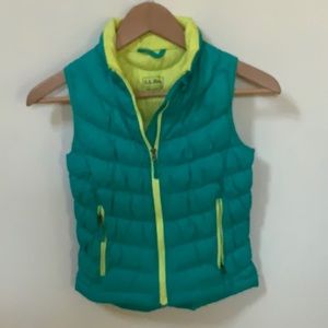 L.L.Bean Girls Down Puffer Vest
